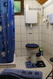 Mühle Dusche mit WC