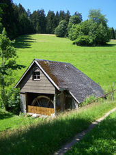 Mühle mit Mühlrad