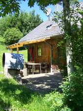 Mühle Terasse mit Grill